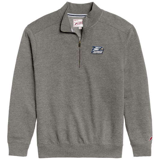 LEAGUE Heritage 1/4 Zip - Fall Heather - Athletic Eagle Logo
