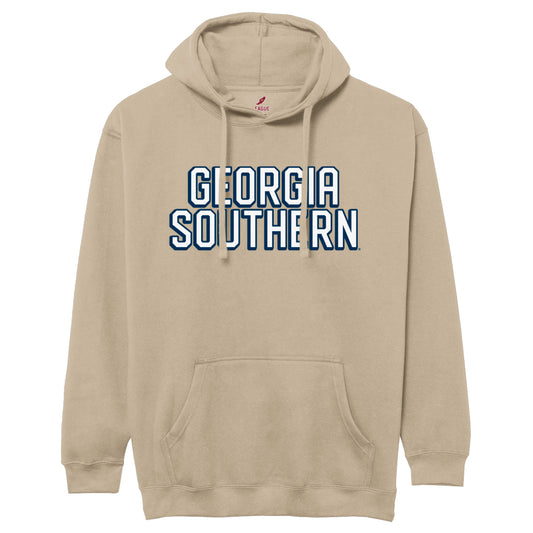 League Essential Hoodie 2.0 - Beige - Stacked Applique