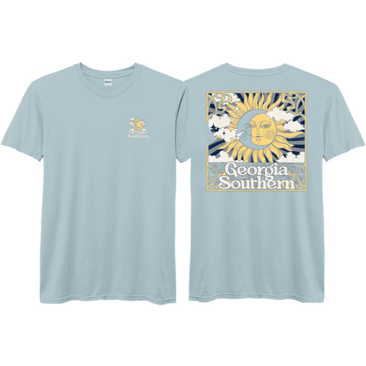 LEAGUE Psyche Landscape Landscape Tee - Blue Fog