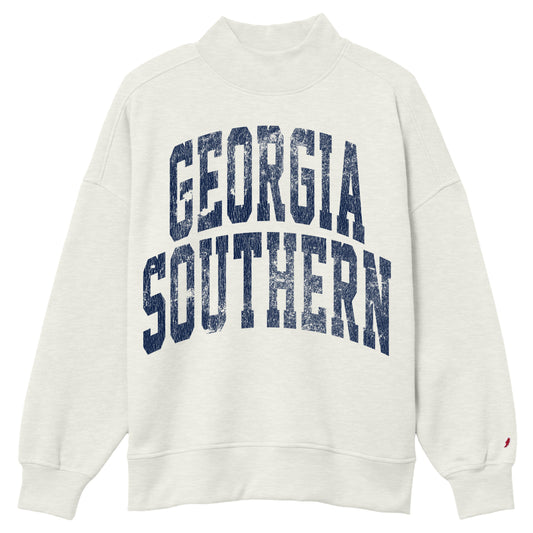 LEAGUE - Ladies Diana MOCK NECK - OATMEAL