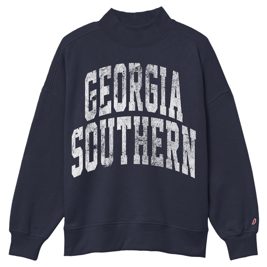 LEAGUE - Ladies Diana MOCK NECK - NAVY