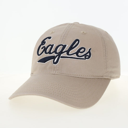 Legacy EAGLES SCRIPT Relaxed Twill Cap - Khaki