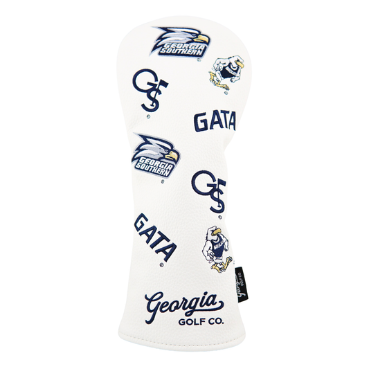 Georgia Golf Co. - Synthetic Leather Head Cover - Fairway Wood (WHITE)