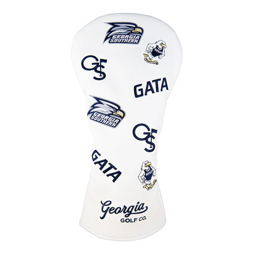 Georgia Golf Co. - Synthetic Leather Head Cover - Driver (WHITE)