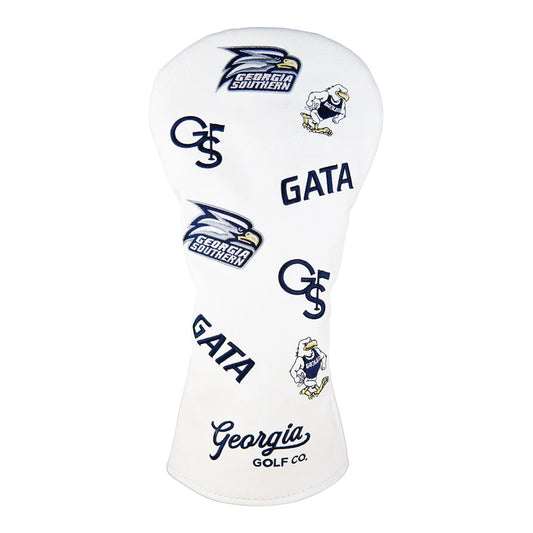 Georgia Golf Co. - Synthetic Leather Head Cover - Driver (WHITE)