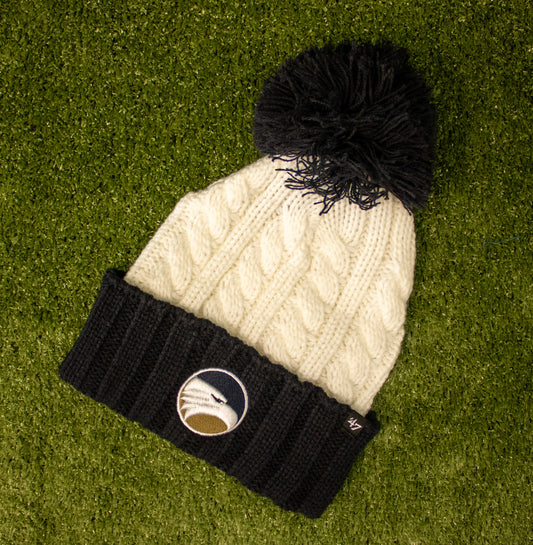 47 BRAND - Cable Knit Pom Beanie