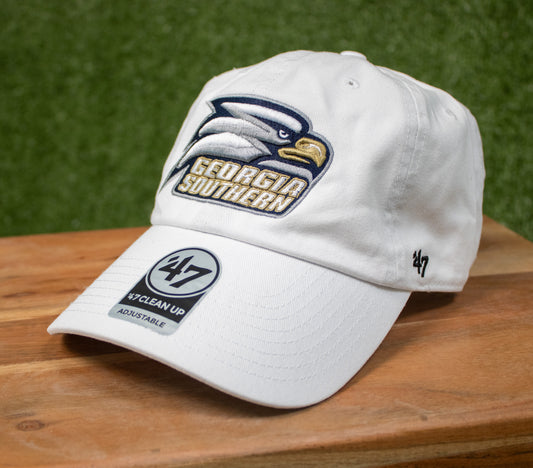 '47 Brand - Clean Up Twill Cap - Athletic Eagle - White