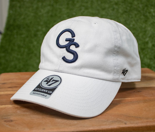 '47 Brand - Clean Up Twill Cap - Interlocking GS - White