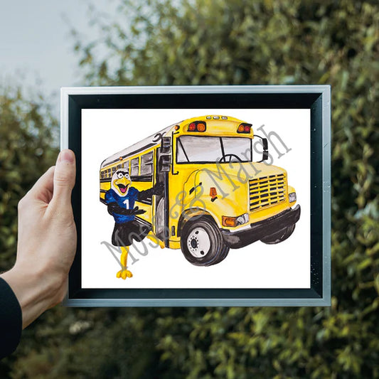 MOSS & MARSH - 8x10 Gus And The Bus Print