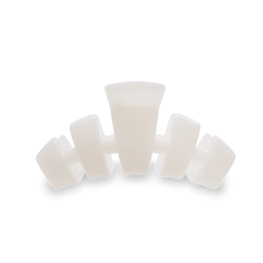 TELETIES - Medium Classic Hair Clip - Coconut