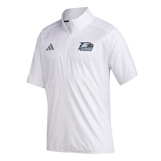 ADIDAS - Sidelines Coach 1/4 Zip - White Short Sleeve