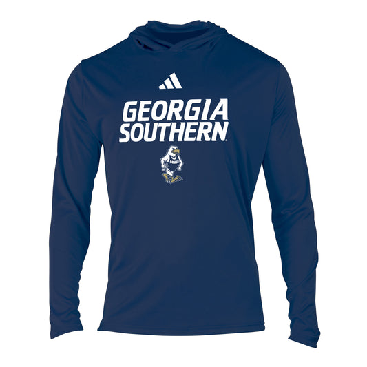 ADIDAS- CREATOR Hoodie Long Sleeve Tee - Bi Line Strutter - NAVY