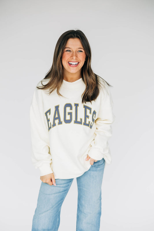 SCARLET & GOLD - Madi Mock Neck