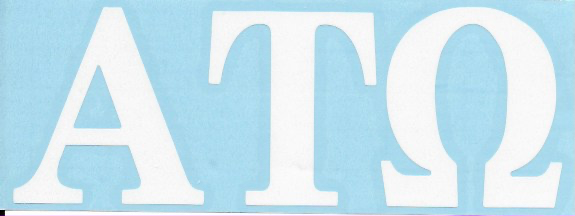 GREEK LIFE FRATERNITY STICKERS - 2" Decal Sticker