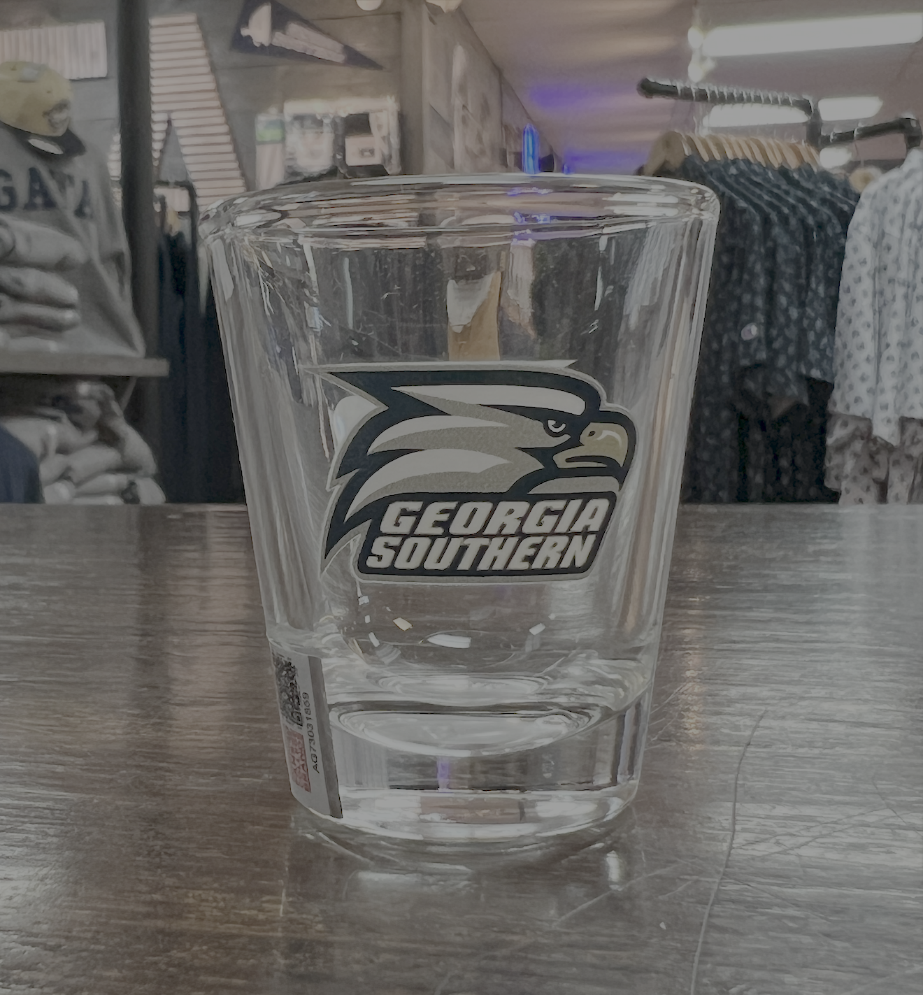 Athletic Eagle Head - 2oz Shot Glass