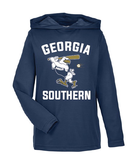 YOUTH Strutting Eagle Baseball Performance Tee Hoodie