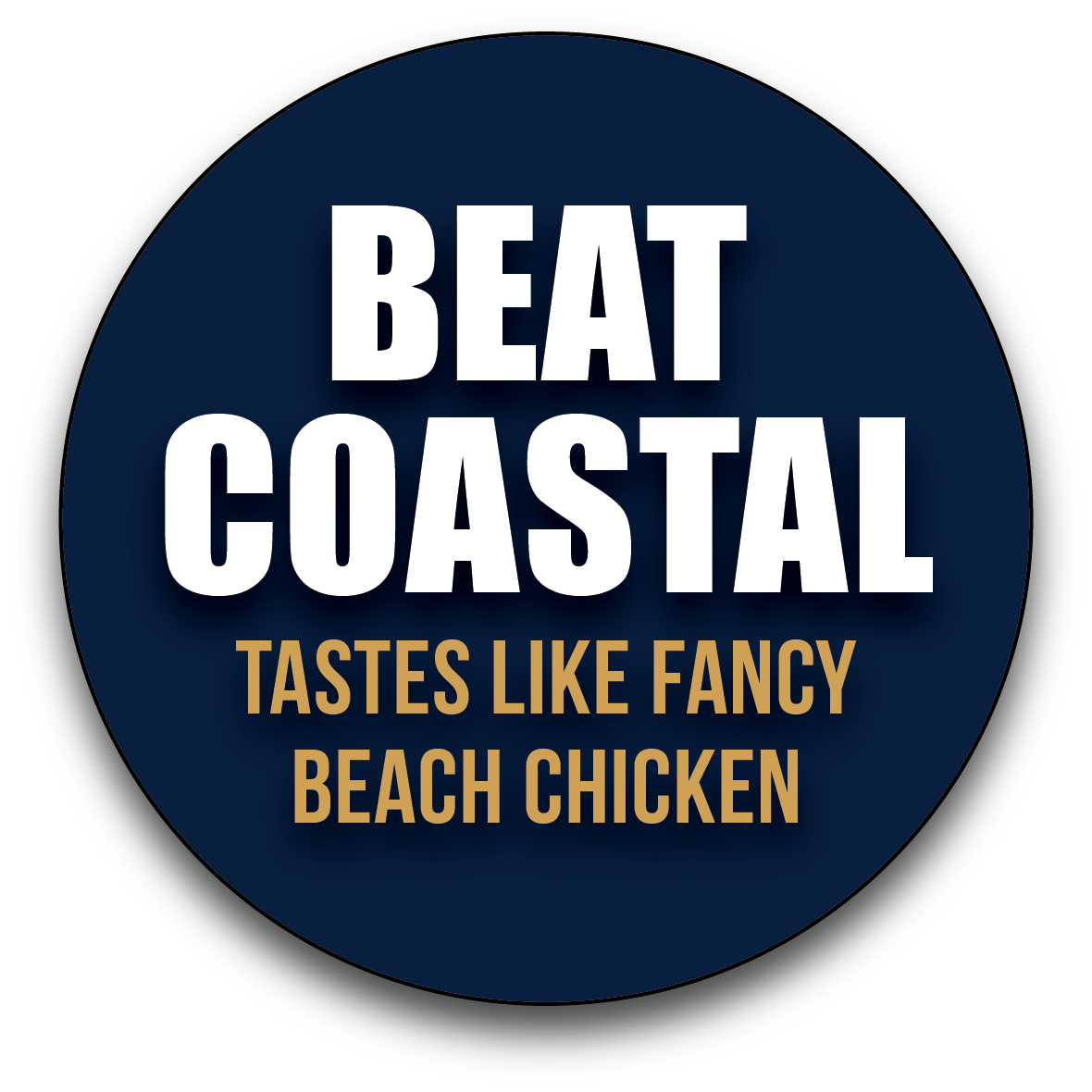 Beat Coastal Button Pin