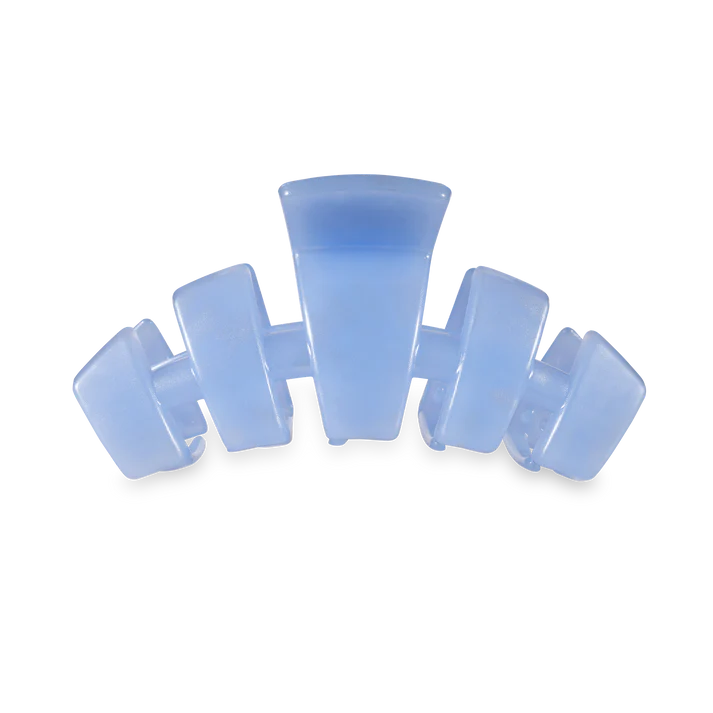 TELETIES - Medium Classic Hair Clip - Blue Lagoon