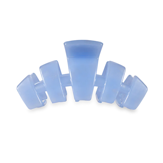 TELETIES - Medium Classic Hair Clip - Blue Lagoon