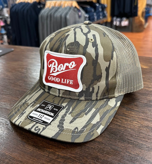 Richardson 112 - Boro Good Life Patch Mossy Oak Bottomland Camo