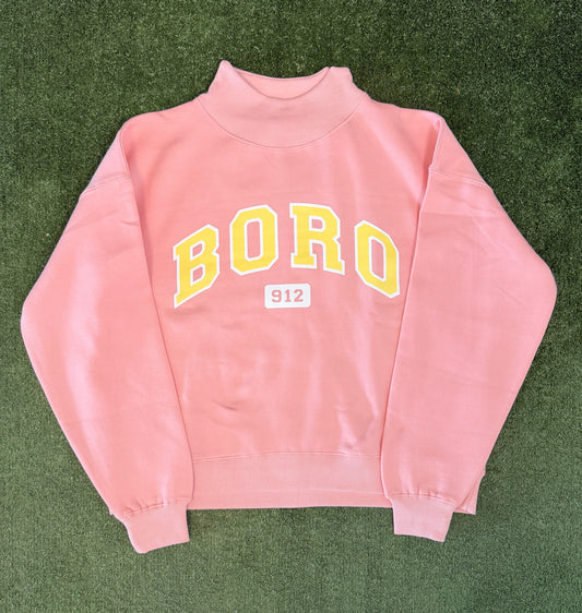 Pressbox - Mock Turtleneck - Pink BORO