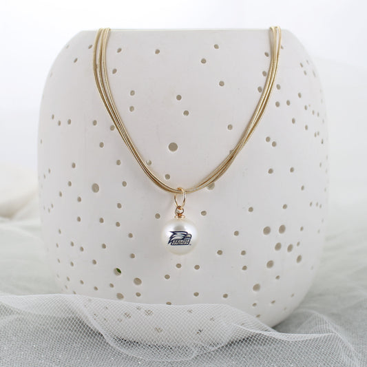 Gold Pearl Necklace