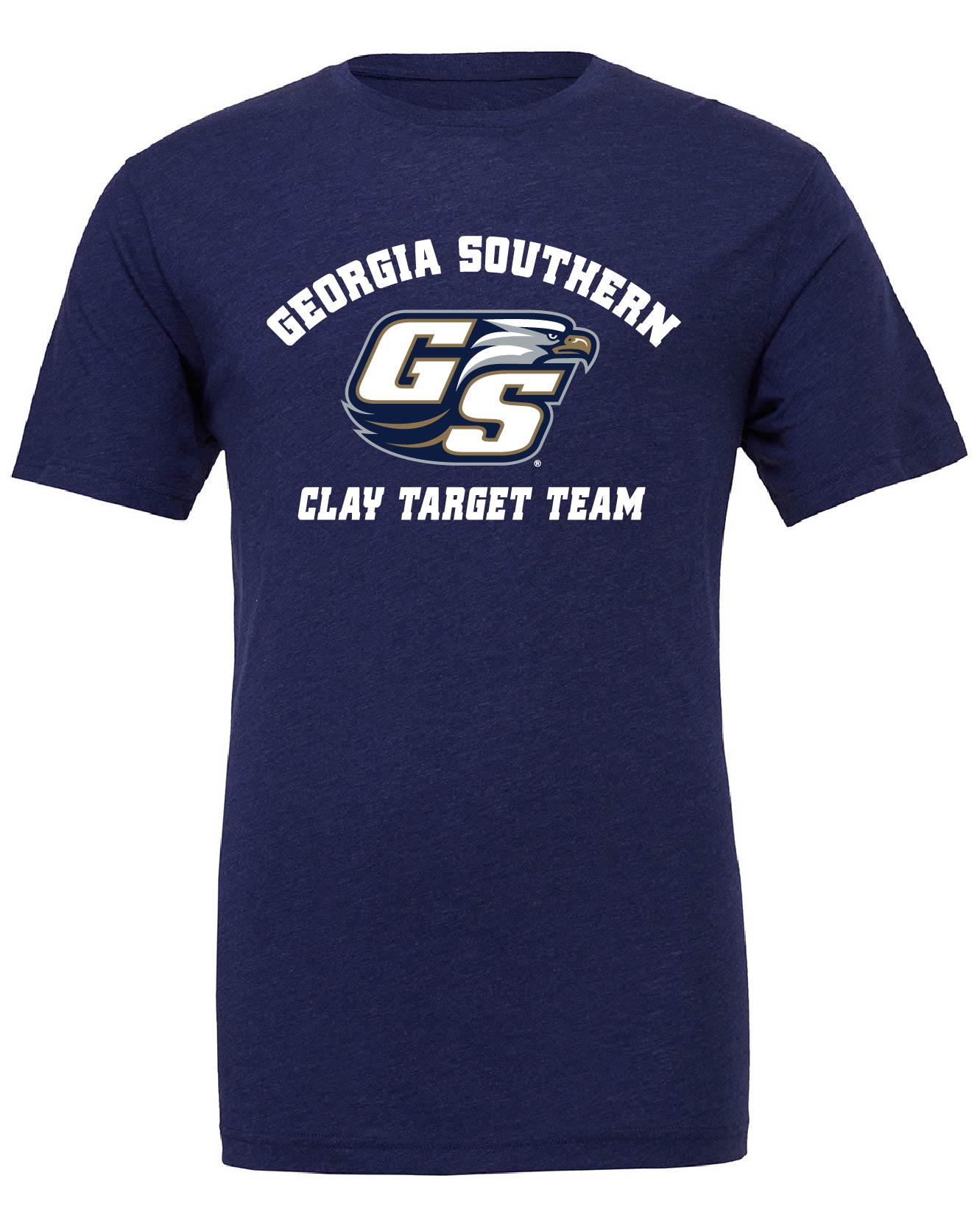 CLAY TARGET TEAM Triblend Navy Tee