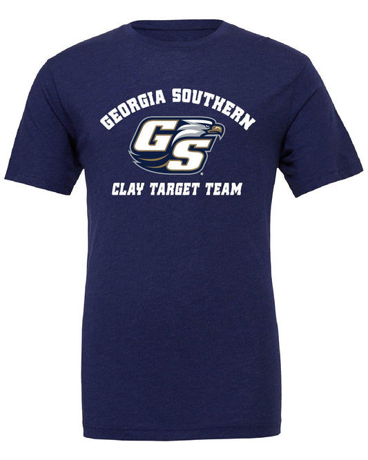 CLAY TARGET TEAM Triblend Navy Tee