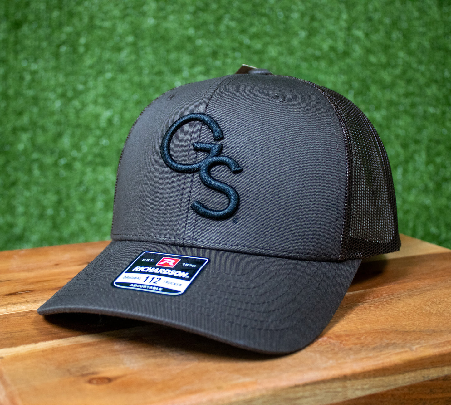 Richardson 112 - Interlocking GS COFFEE BROWN