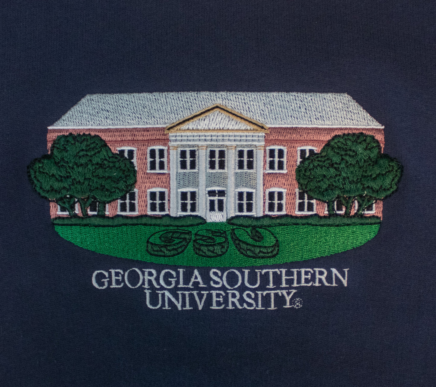 COLLEGE TRADITIONS - Sweetheart Circle Crew Sweatshirt - NAVY