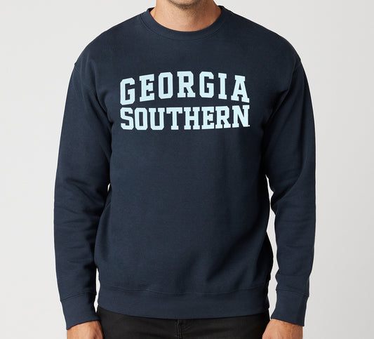 Georgia Southern Collegiate Arch - Navy Heavyweight by Cotton Heritage