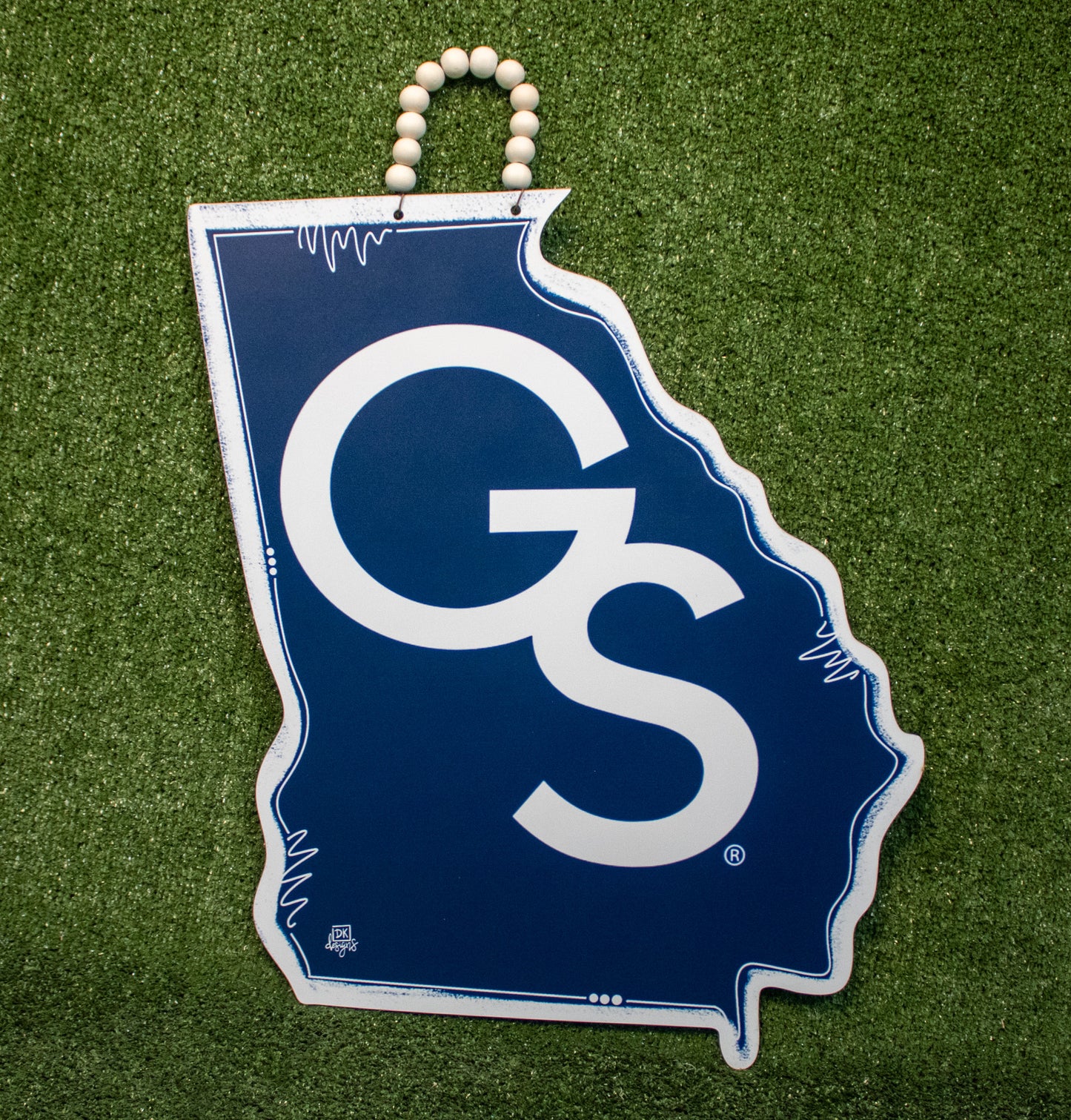 Door Hanger Interlocking GS State by DK Designs