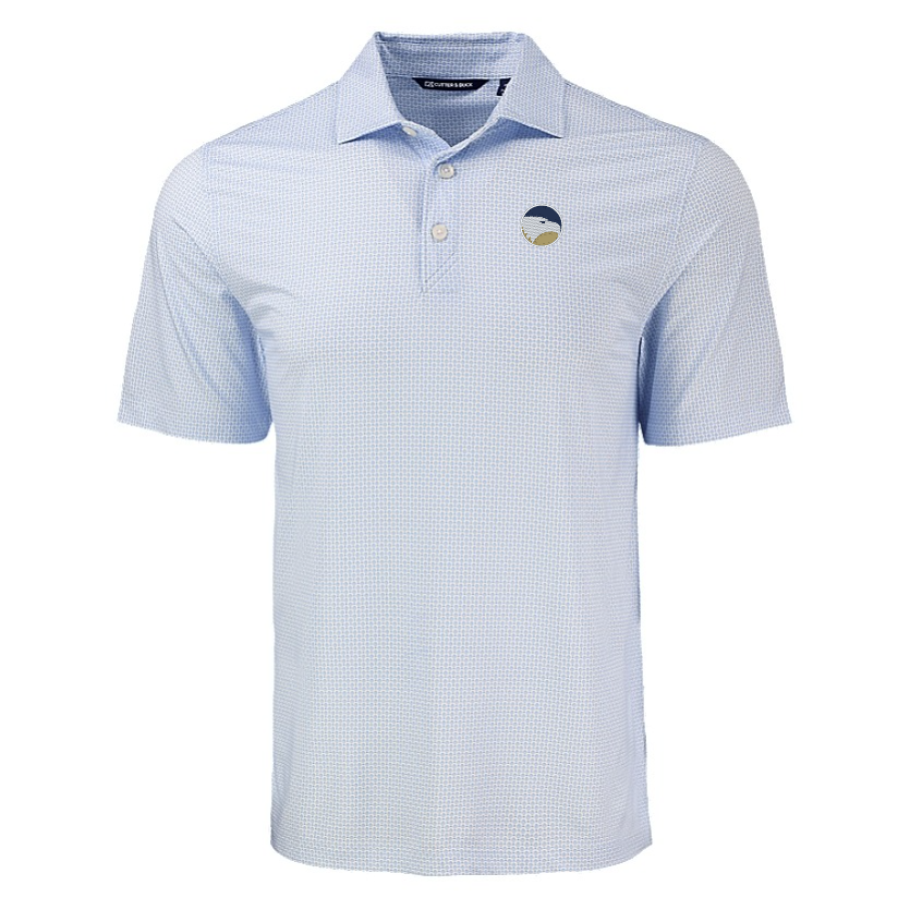 CUTTER & BUCK - Diamond Dot Print Recycled Mens Polo