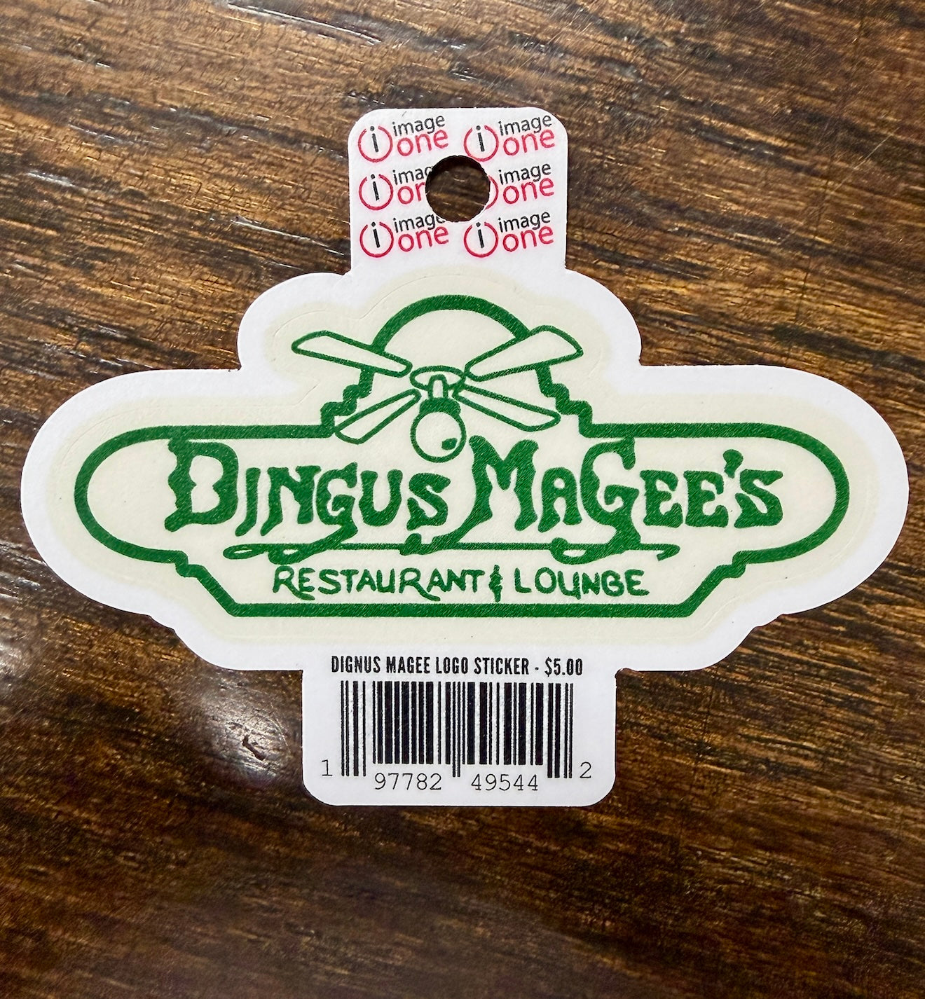 Dingus MaGees Decal Matte-Coated Sticker (Standard Size)