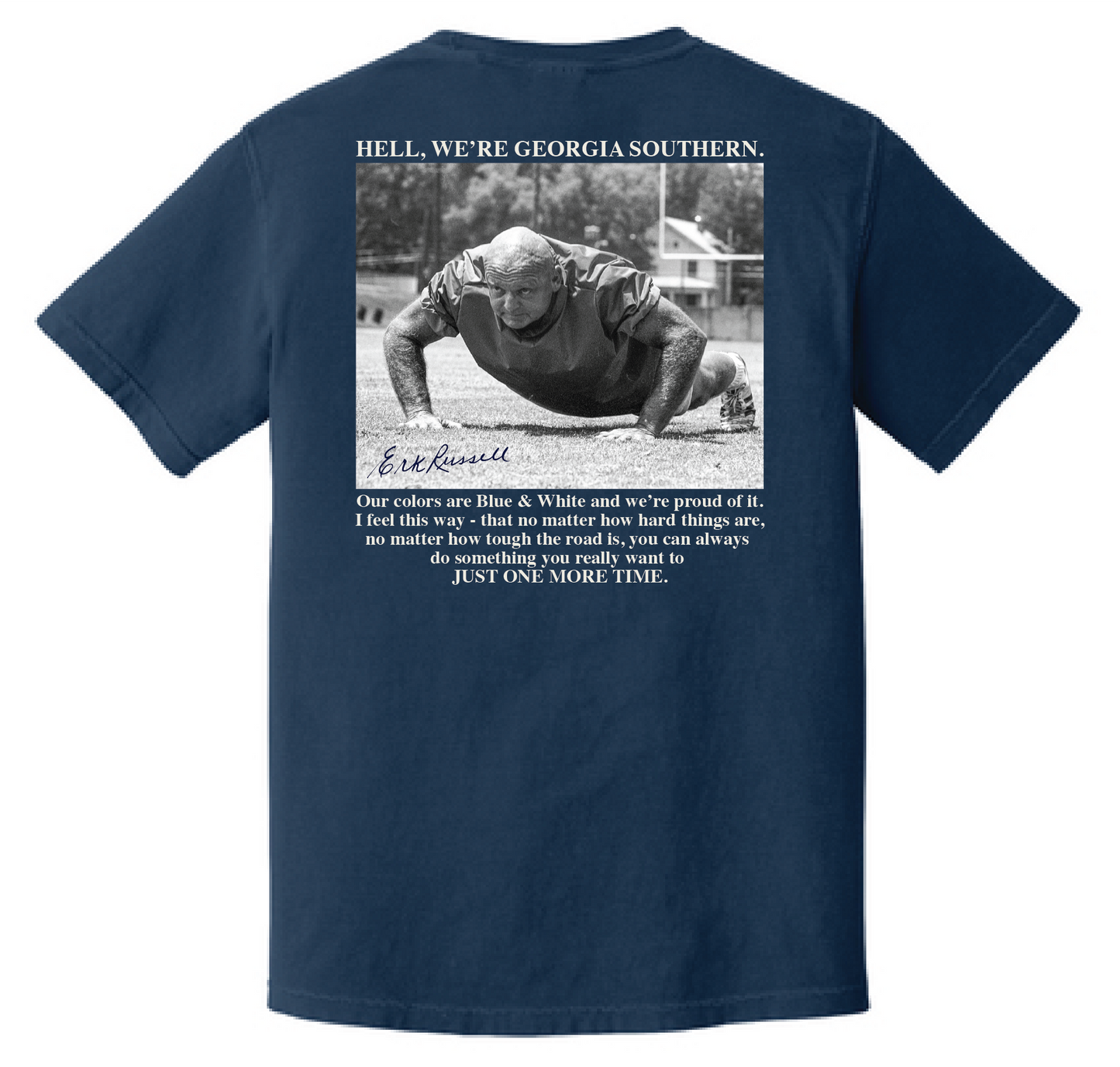 ERK 100 Push Up - Comfort Colors Navy Tee