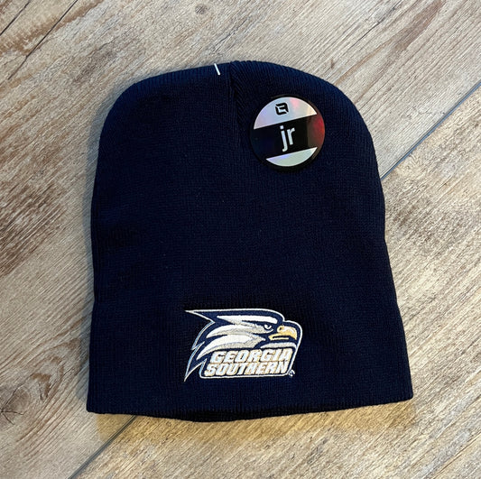 YOUTH LOGOFIT Beanie - Navy Athletic Eagle Head