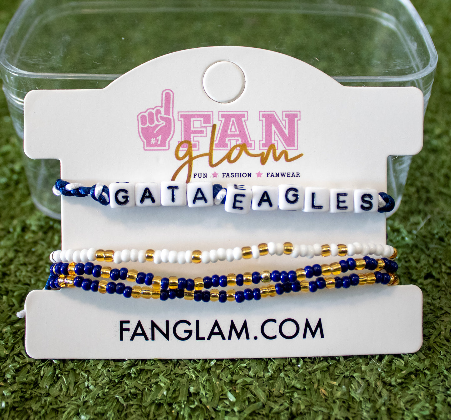 GATA EAGLES Gameday Stack Bracelets by Fan Glam