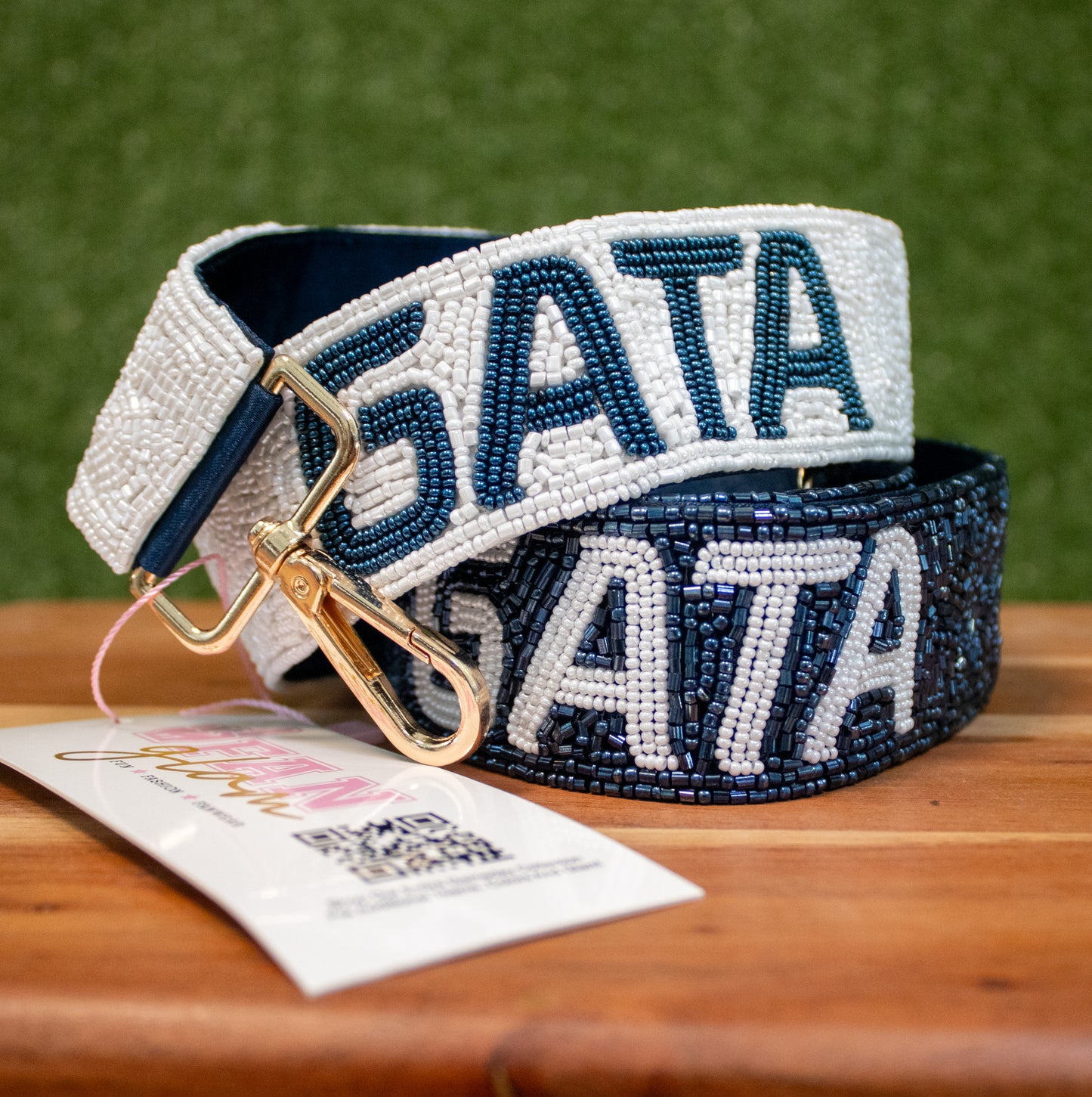 BEADED STRAP GATA  by Fan Glam