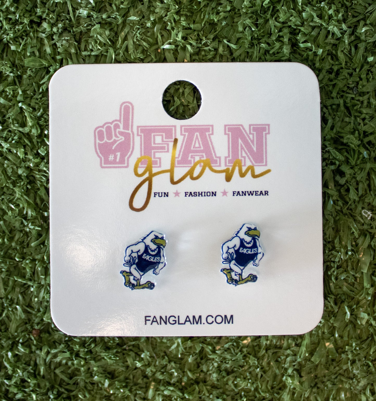 Strutter Mini UV Print Stud Earrings by Fan Glam