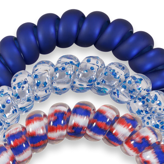 TELETIES - Large Hair Ties (3 pack) - Fire Workin' It