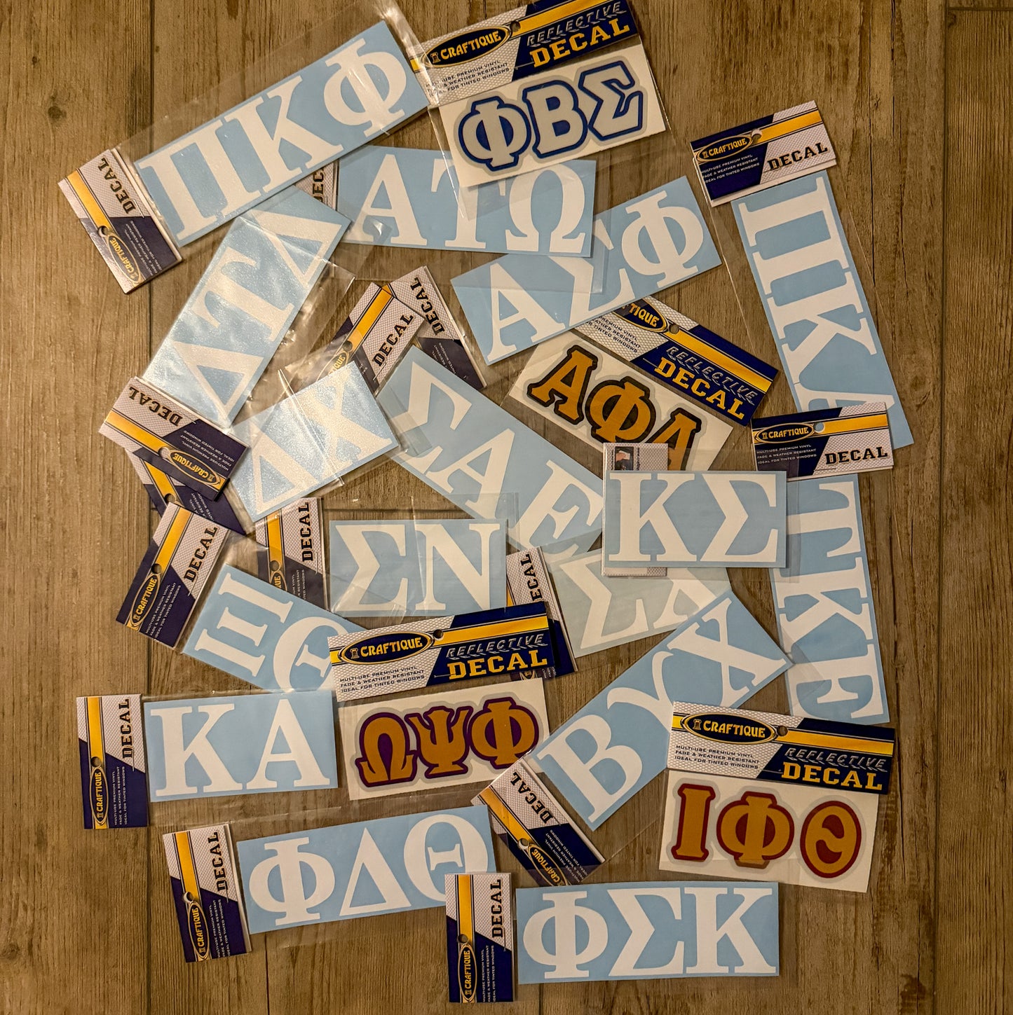 GREEK LIFE FRATERNITY STICKERS - 2" Decal Sticker