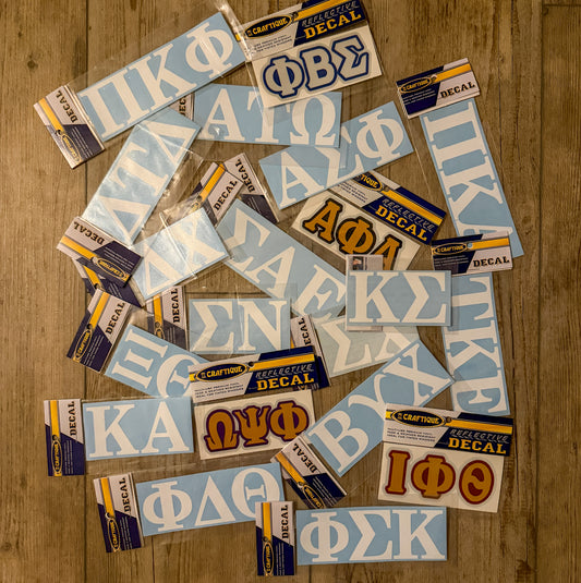 GREEK LIFE FRATERNITY STICKERS - 2" Decal Sticker