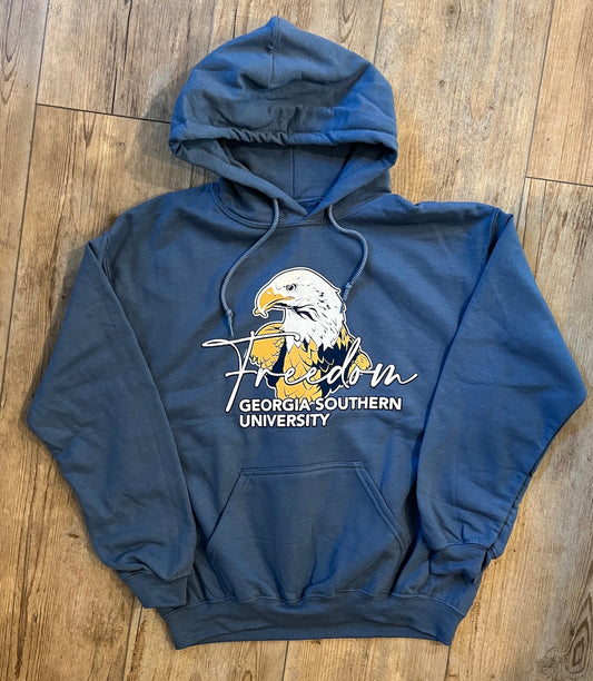 THE FREEDOM PROGRAM - Freedom Logo Hoodie - Indigo
