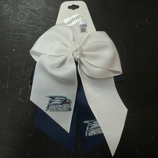Medium Cheer Bow Pony Hair Tie 2 Pack by Divine Creations - ES54