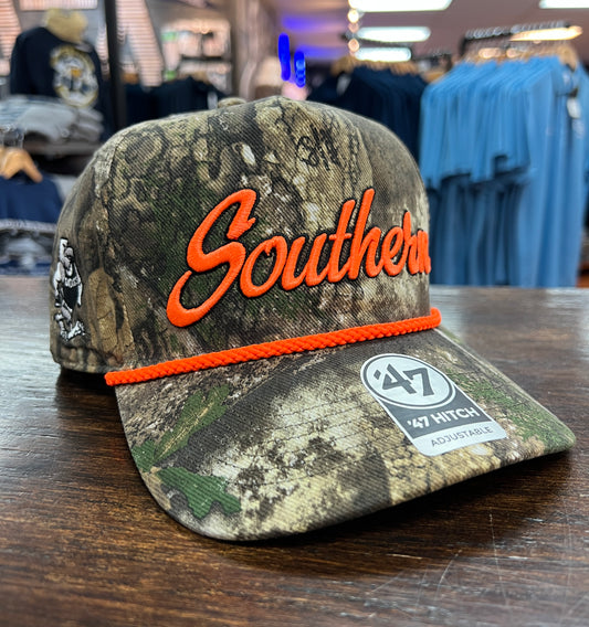 '47 Brand - REALTREE CAMO HITCH BLAZE ORANGE SCRIPT