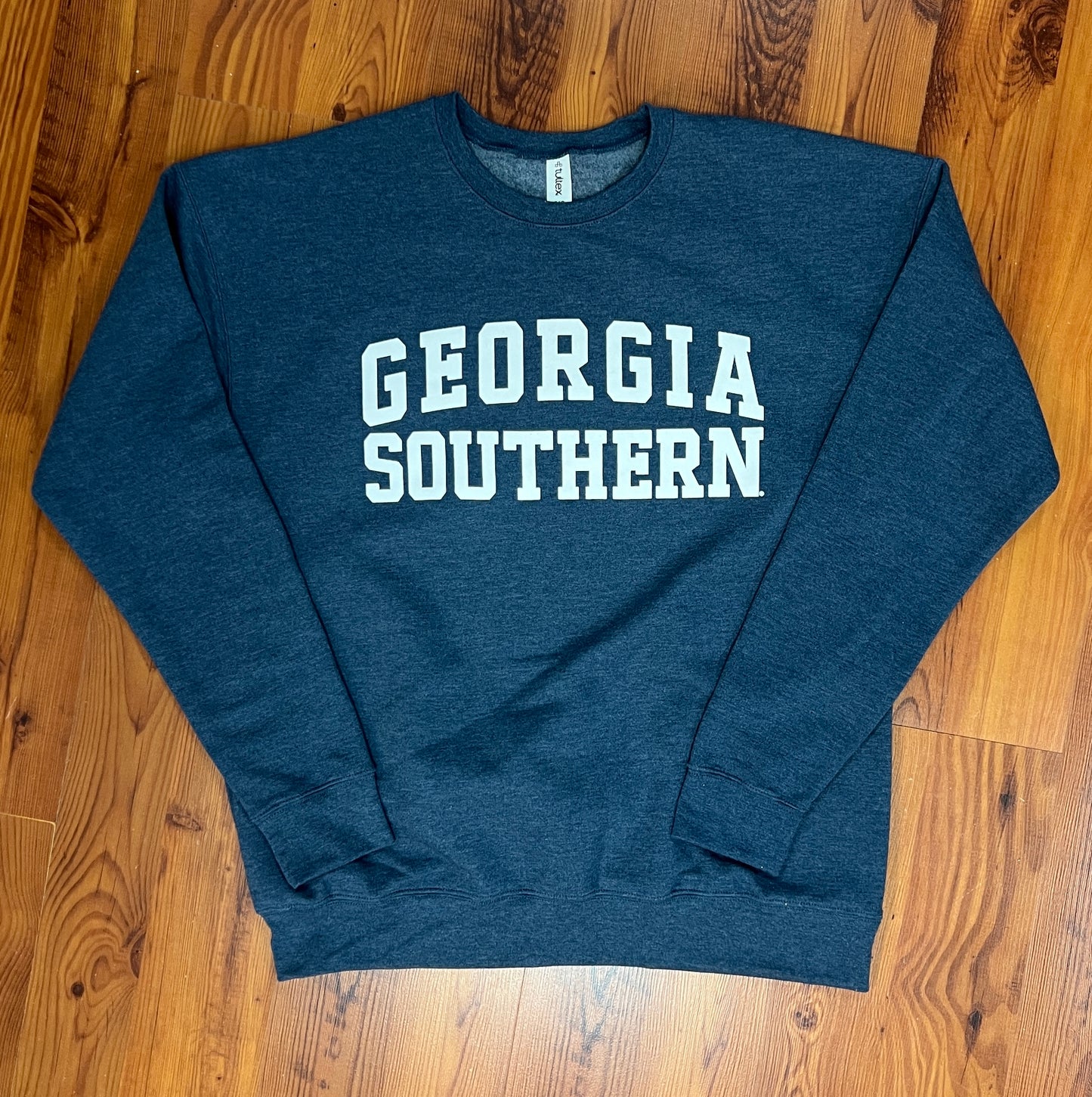 Georgia Southern Collegiate Arch - Heather Navy Supersoft Sweatshirt