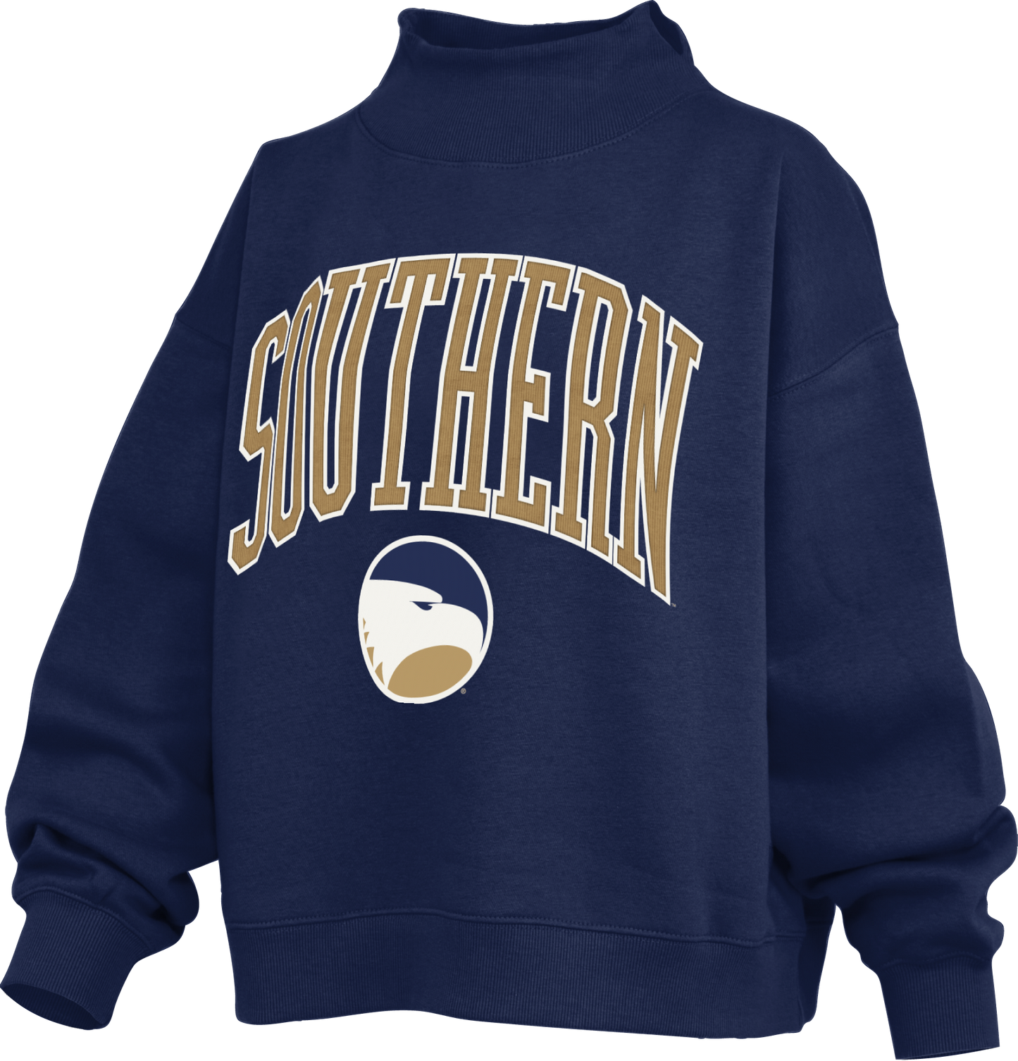 Pressbox - Southern Academic Embroidery Applique Mock - Navy