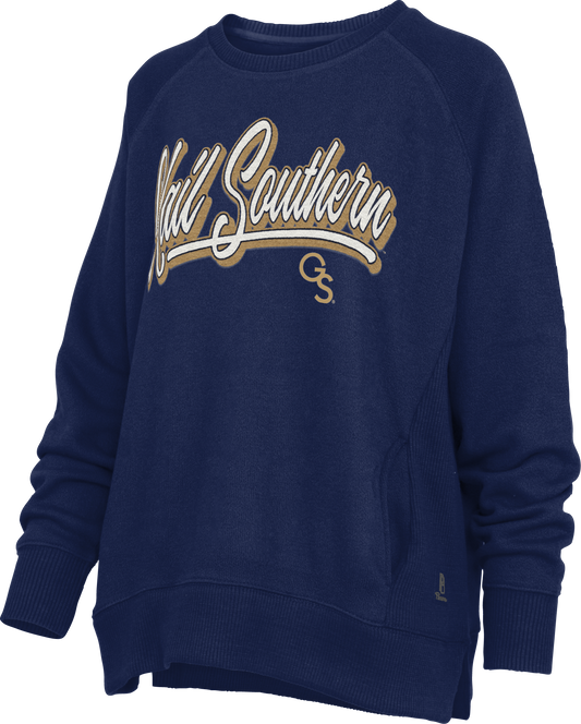 Pressbox - Chenille Script Sweatshirt