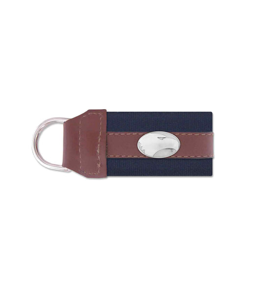 Cross Grain Leather Key Fob