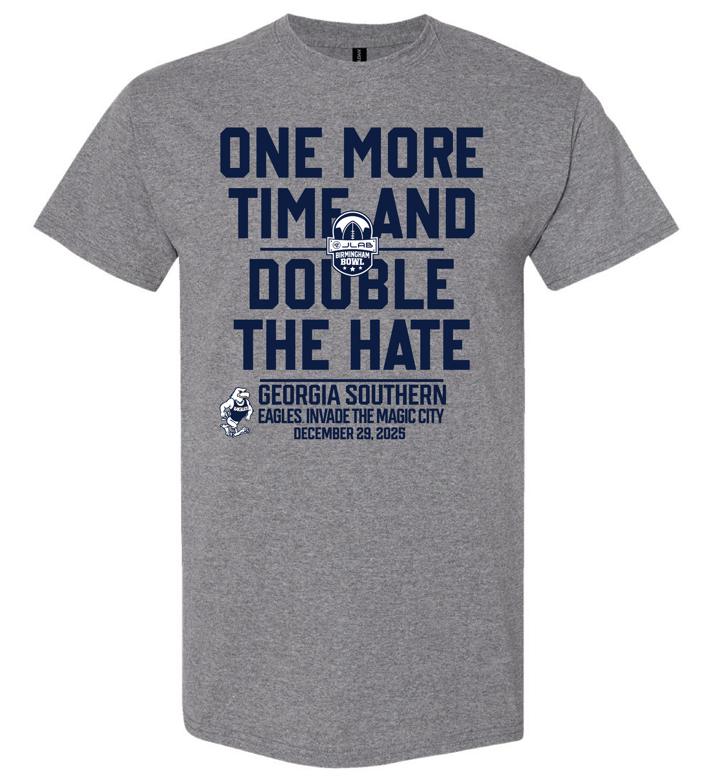 2025 BIRMINGHAM BOWL - Double The Hate Tee